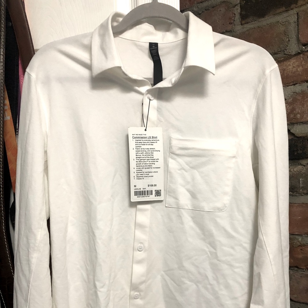 BRAND NEW: Lulu Lemon Commission Long Sleeve Shirt